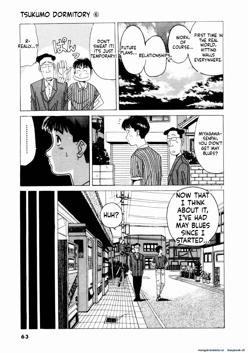 Tsurumoku Dokushin Ryou Chapter 64 - page 7