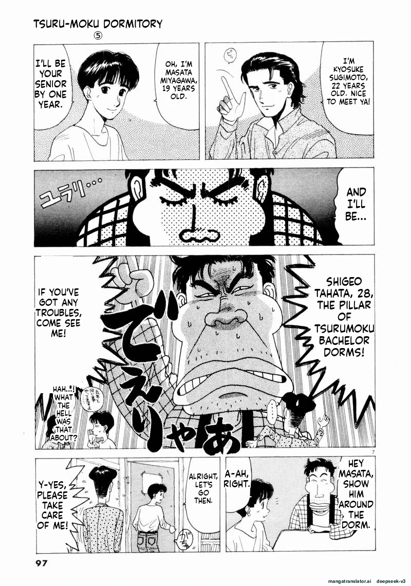 Tsurumoku Dokushin Ryou Chapter 54 - page 7