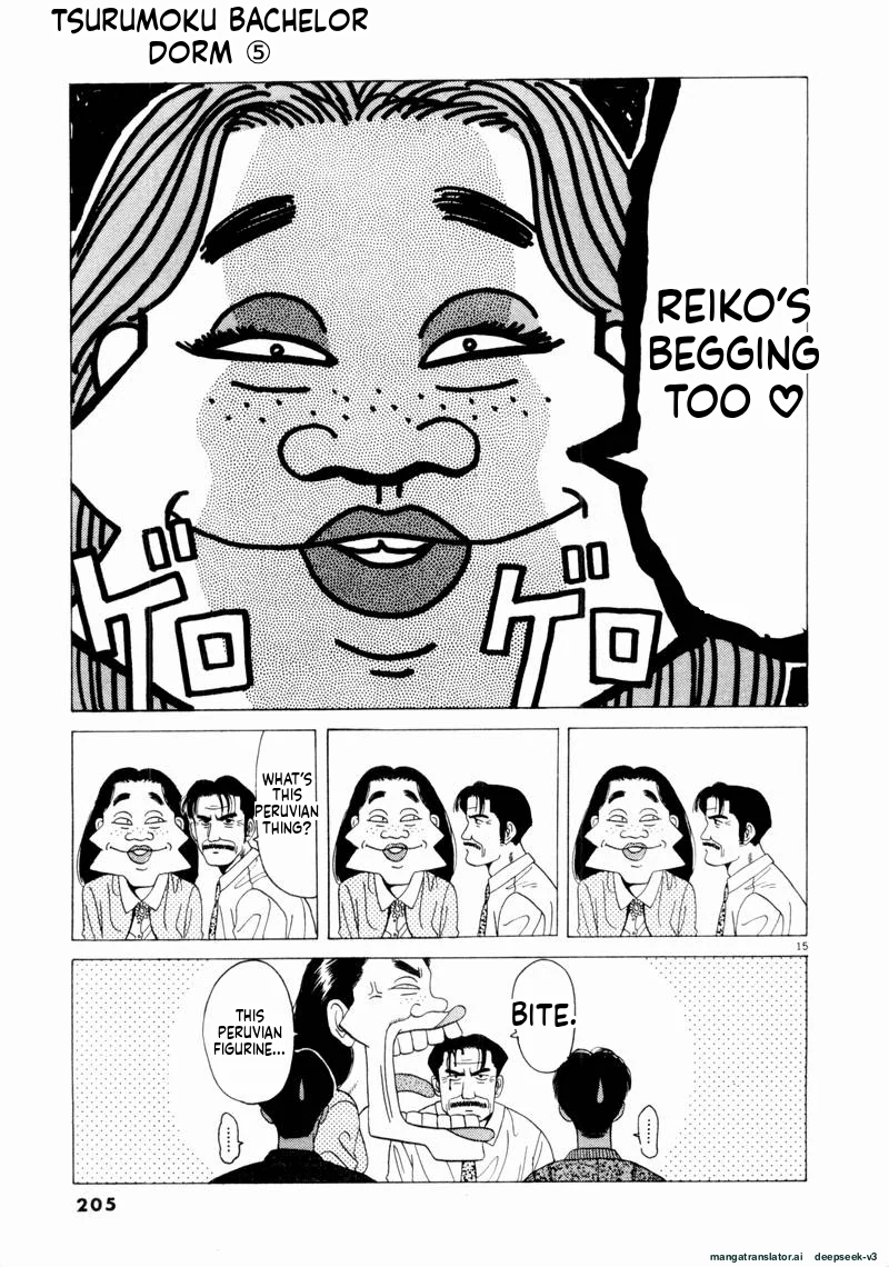 Tsurumoku Dokushin Ryou Chapter 60 - page 15