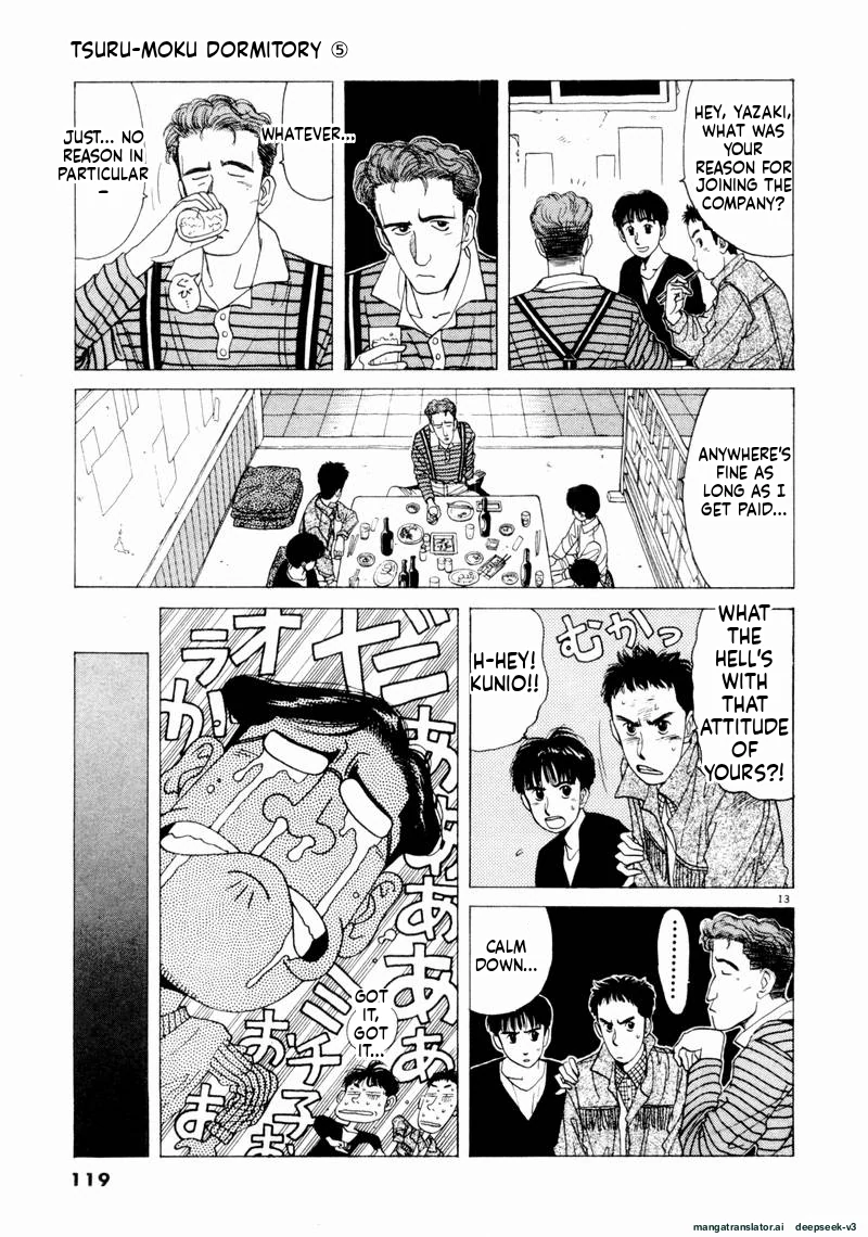 Tsurumoku Dokushin Ryou Chapter 55 - page 13