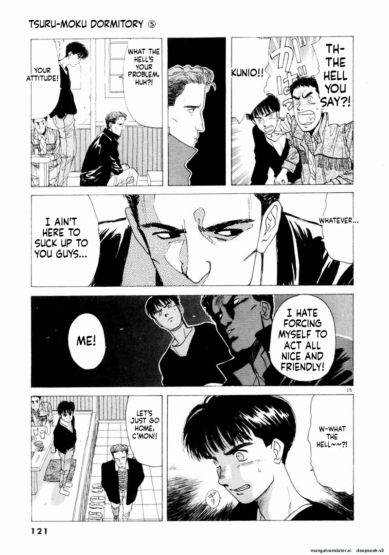 Tsurumoku Dokushin Ryou Chapter 55 - page 15