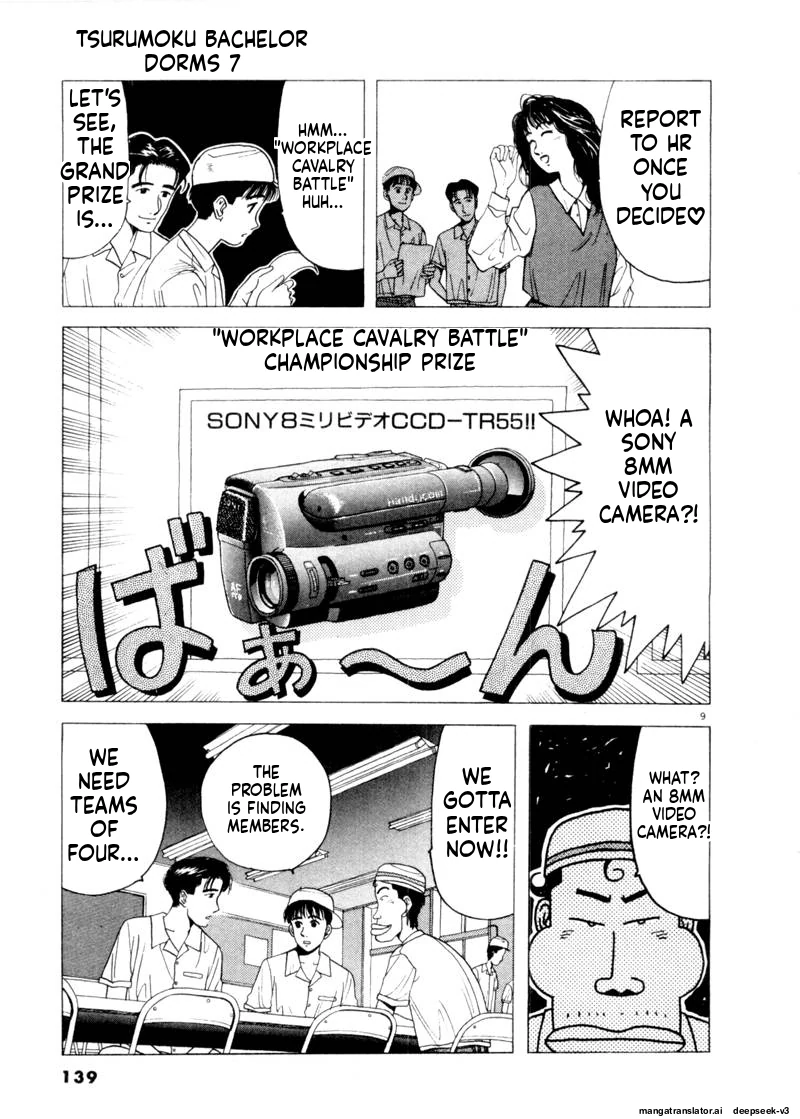 Tsurumoku Dokushin Ryou Chapter 80 - page 9