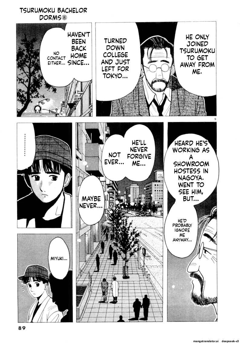 Tsurumoku Dokushin Ryou Chapter 90 - page 9