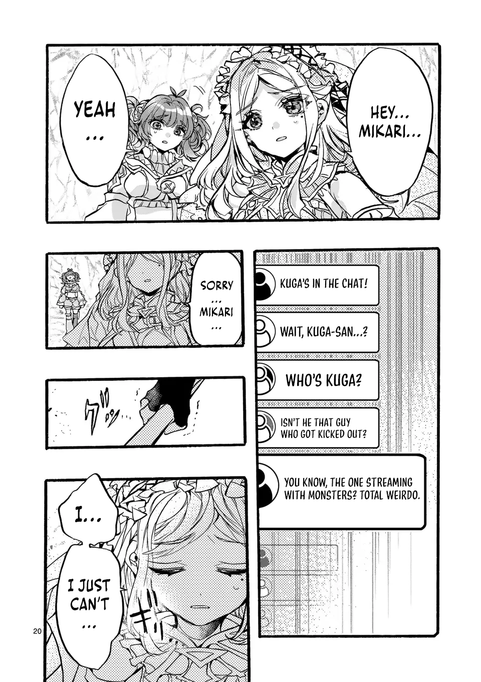 Yamiochi Yuusha no Haishin Haishin~Tsuihousare, Kakushi Boss Beya ni Hourikomareta Kekka, Boss to Tansakushagari Haishin wo Hajimeru~@comic Chapter 7.3 - page 1