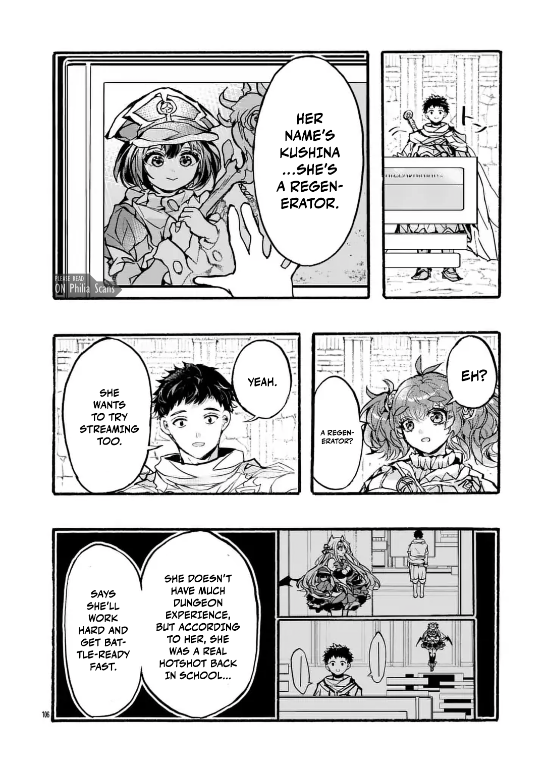 Yamiochi Yuusha no Haishin Haishin~Tsuihousare, Kakushi Boss Beya ni Hourikomareta Kekka, Boss to Tansakushagari Haishin wo Hajimeru~@comic Chapter 9.12 - page 4