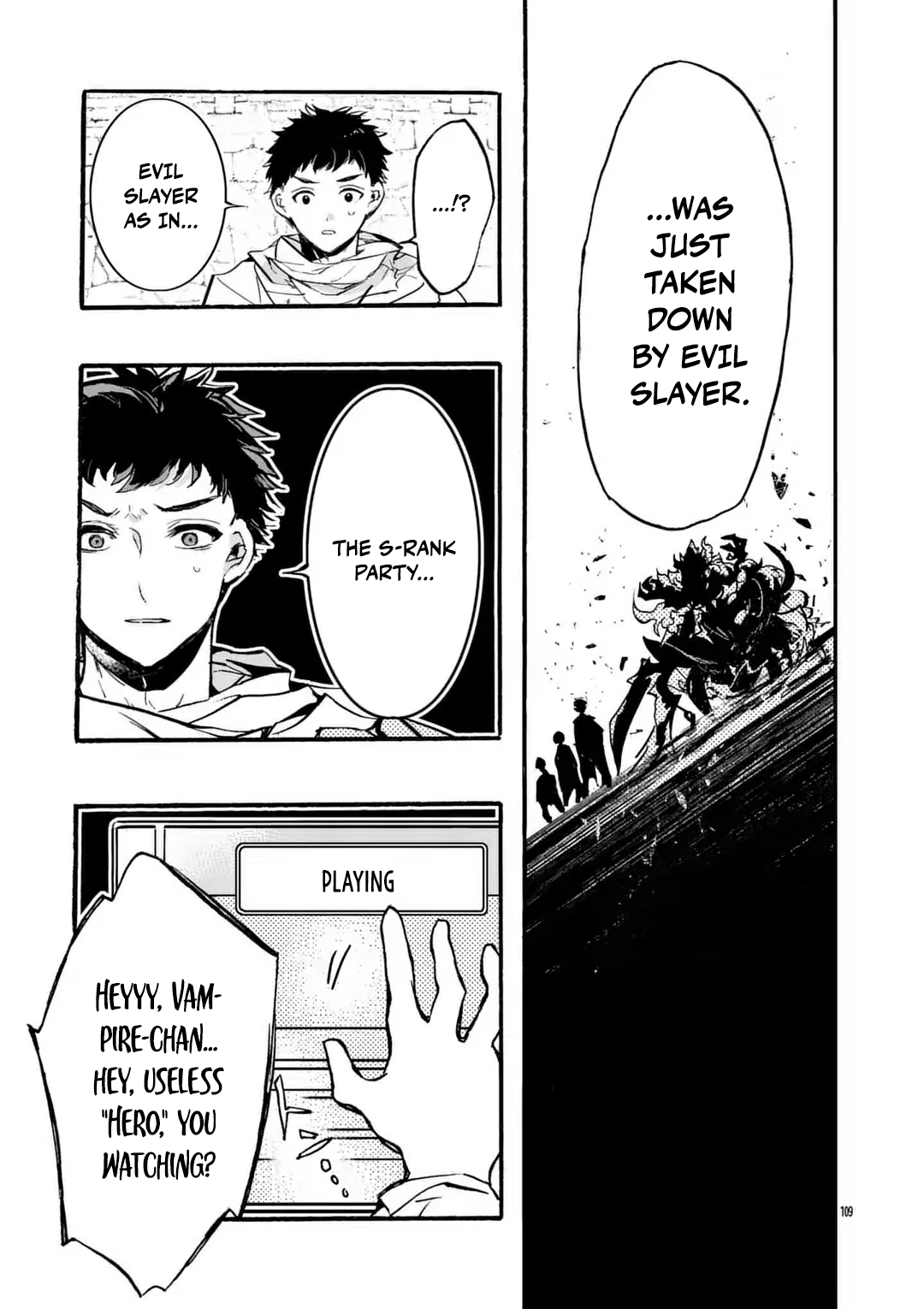 Yamiochi Yuusha no Haishin Haishin~Tsuihousare, Kakushi Boss Beya ni Hourikomareta Kekka, Boss to Tansakushagari Haishin wo Hajimeru~@comic Chapter 9.12 - page 7