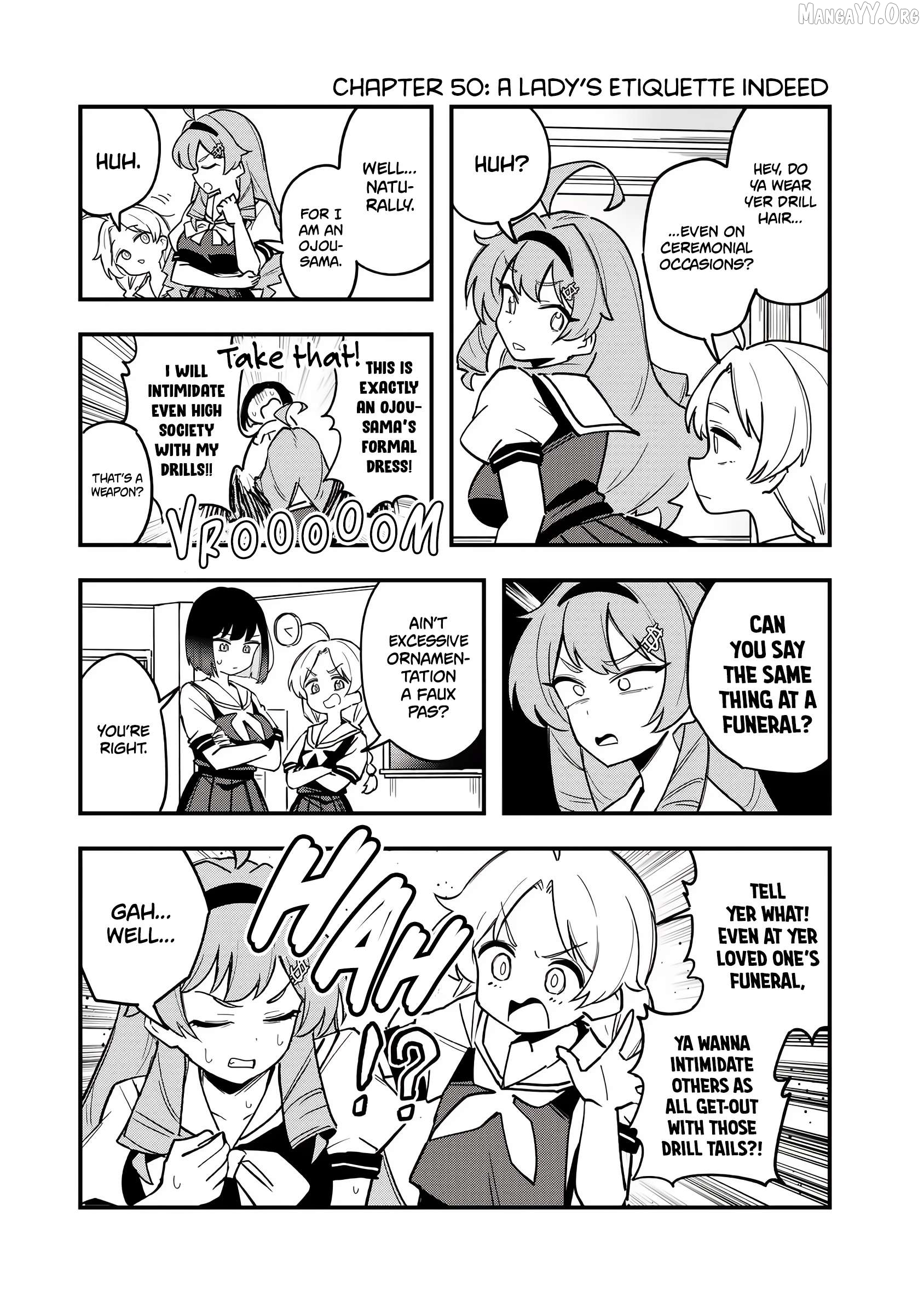 Bakushin Ojou-sama Dou! Chapter 50 - page 1
