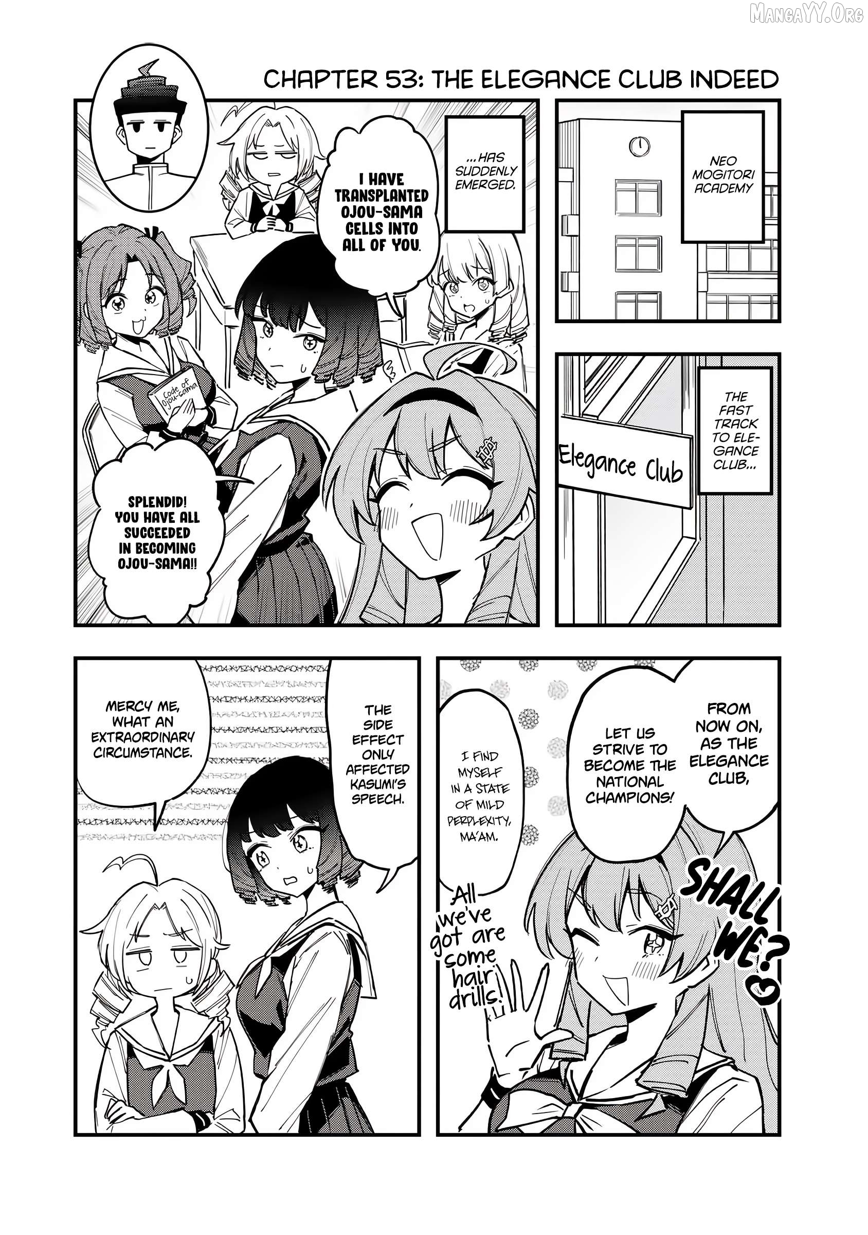Bakushin Ojou-sama Dou! Chapter 53 - page 1