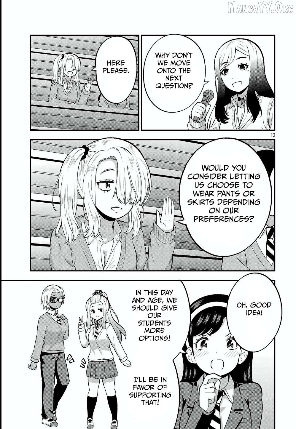 Yankee JK Kuzuhana-chan: Another Side of the Heroine Chapter 15 - page 13