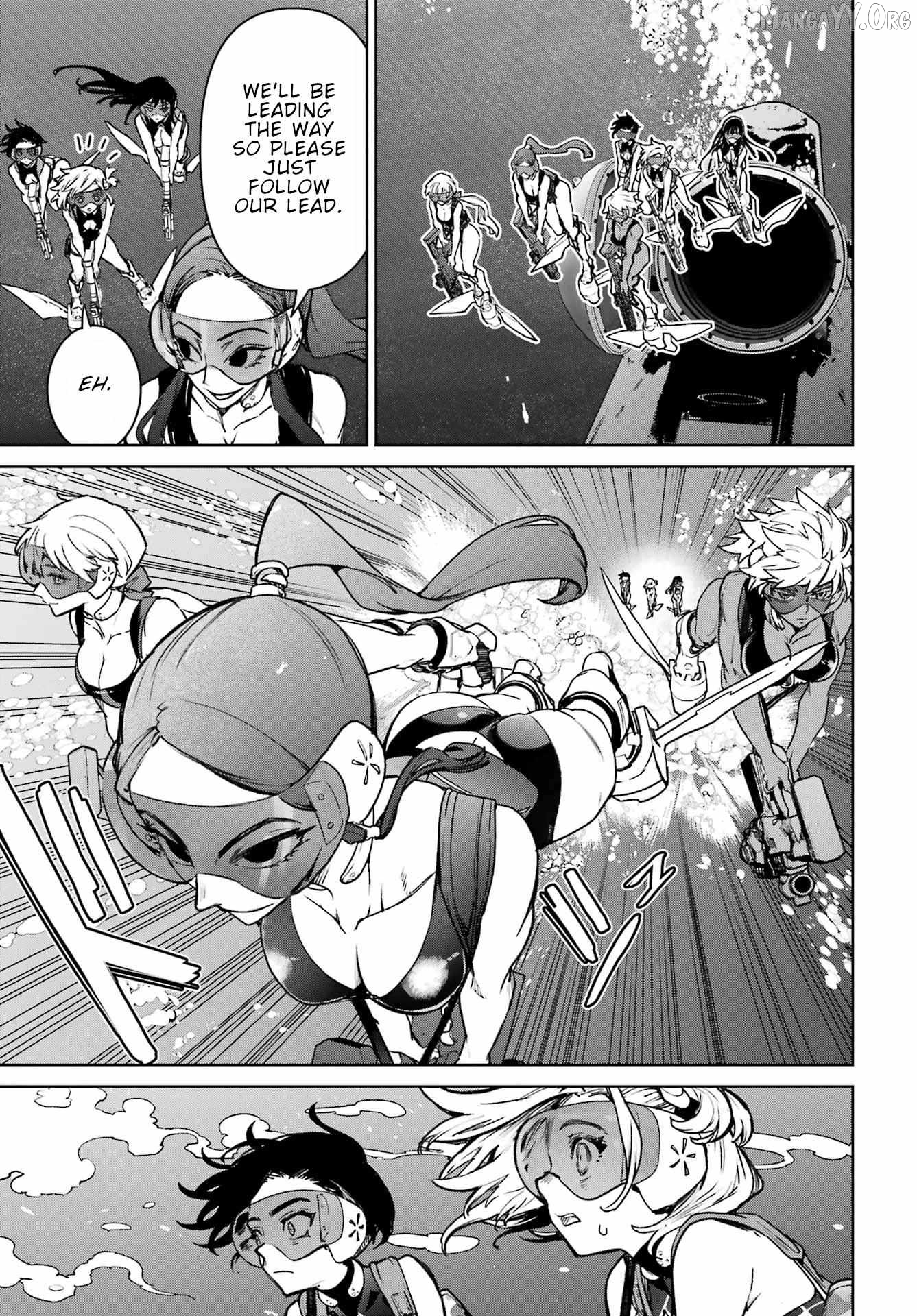 Gakuen Sensuikan-tai: Mermaid Girls Chapter 12 - page 8