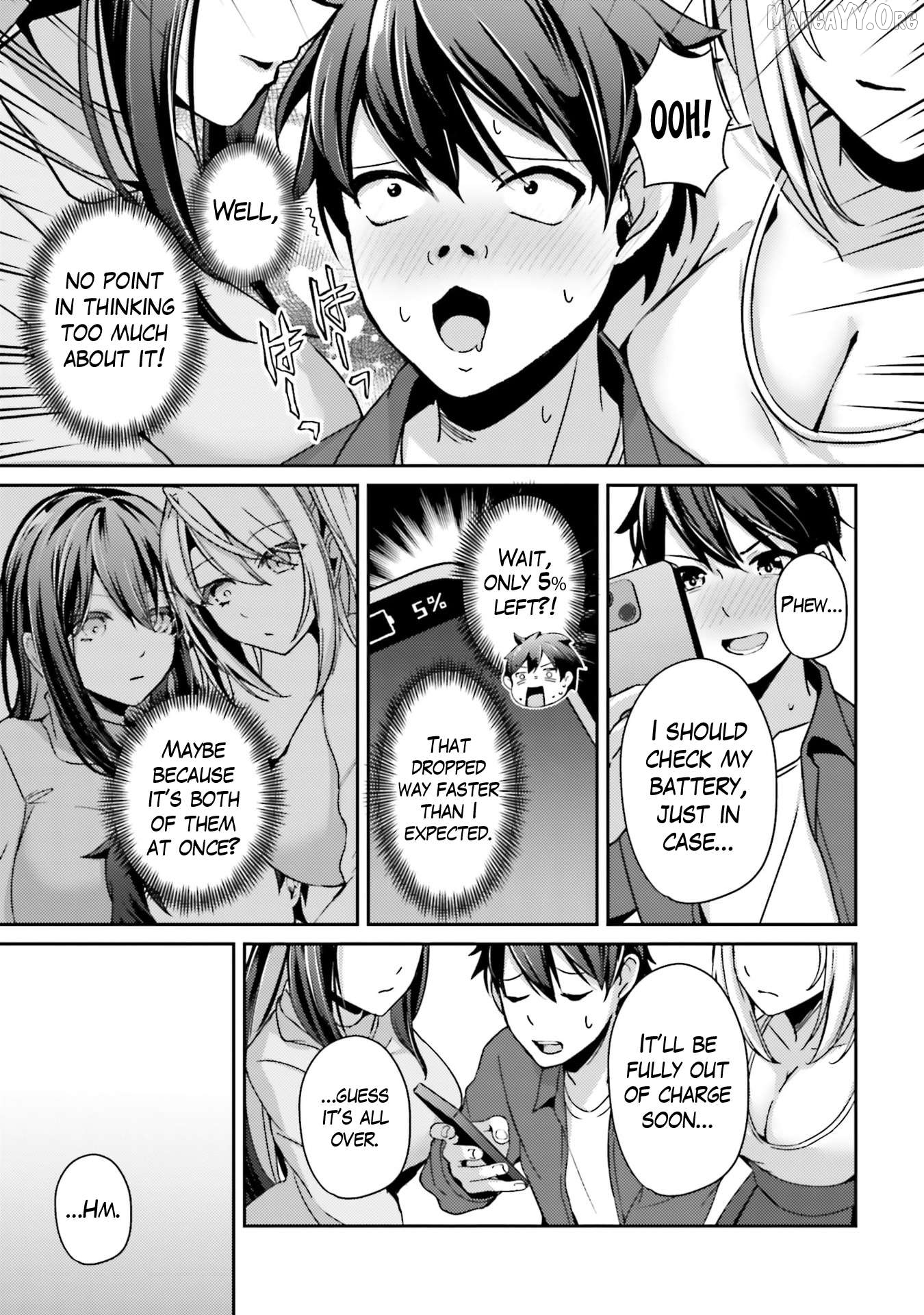 Te ni iretan saimin apuri de yume no haaremu seikatsu o okuritai Chapter 9.1 - page 12