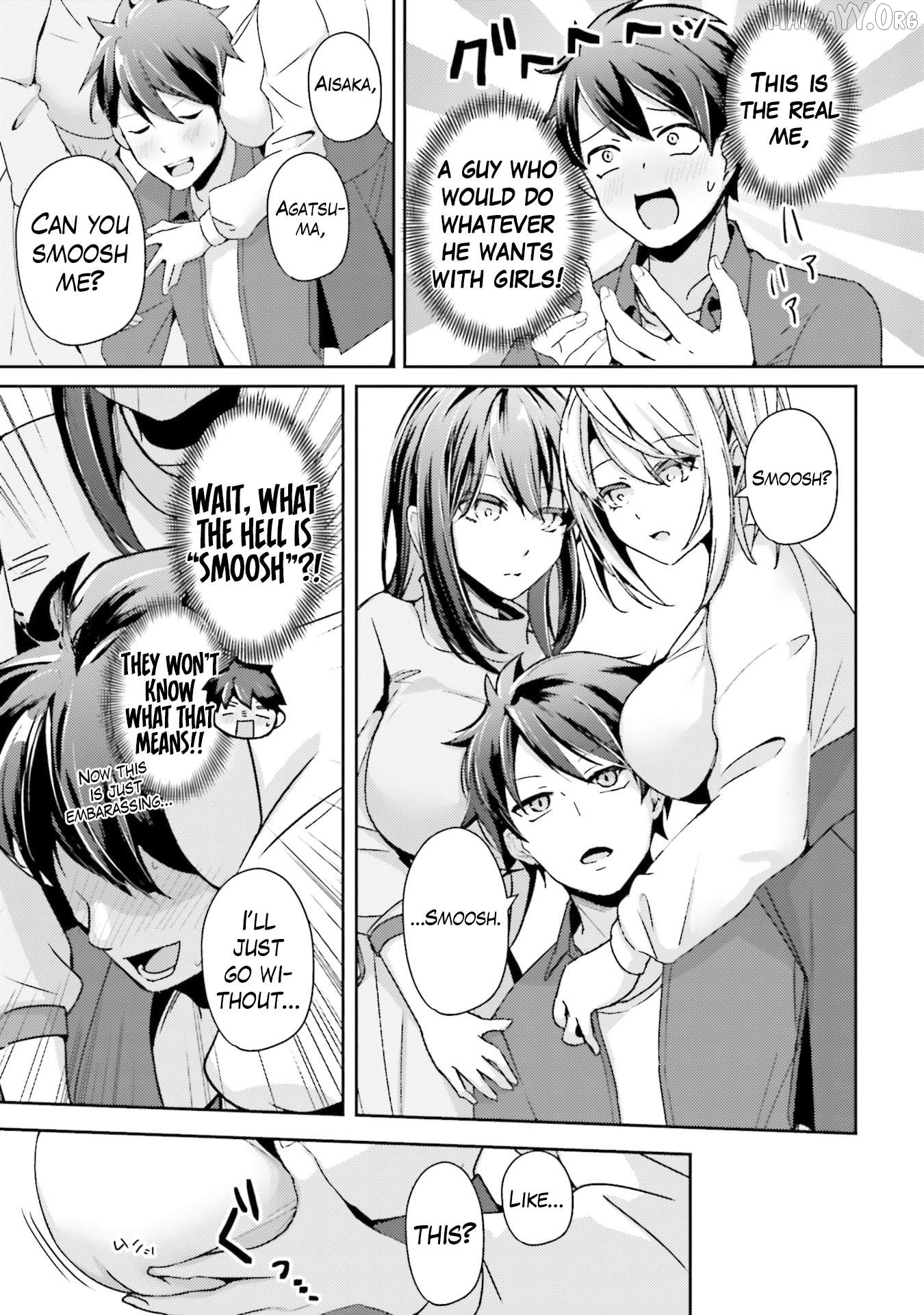 Te ni iretan saimin apuri de yume no haaremu seikatsu o okuritai Chapter 9.1 - page 6
