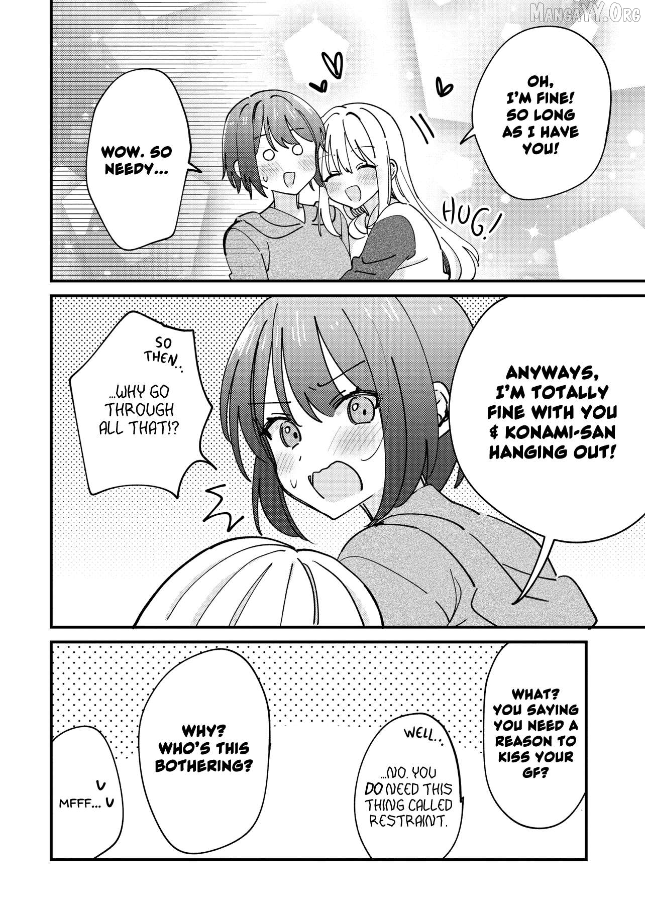 Kao dake yoi Classmate ga Yatara to Guigui Kuru Yuri no Hanashi Chapter 10.3 - page 5