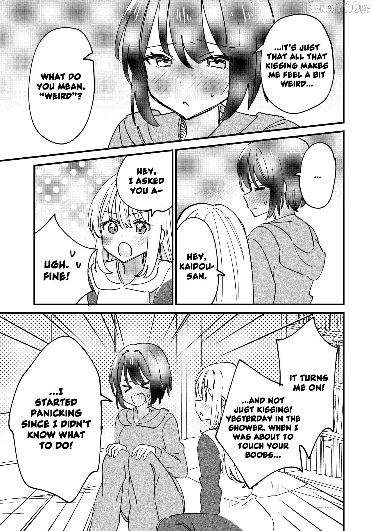 Kao dake yoi Classmate ga Yatara to Guigui Kuru Yuri no Hanashi Chapter 10.3 - page 6