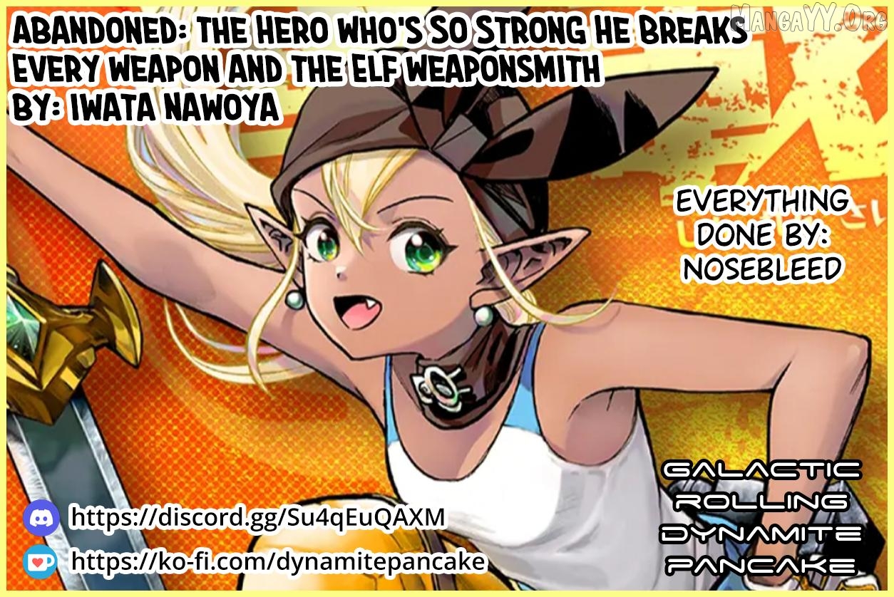 Abandoned: The Hero Who's So Strong He Breaks Every Weapon and The Elf Blacksmith Chapter 23 - page 16