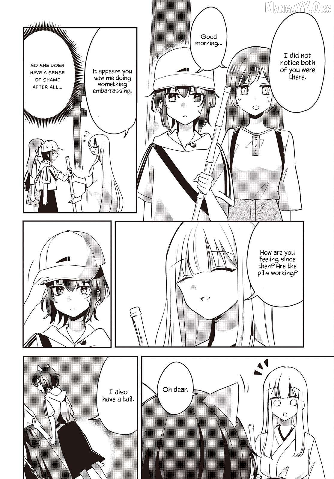Osananajimi wa, Nyaa to Naite Skirt no Naka. Chapter 9 - page 10
