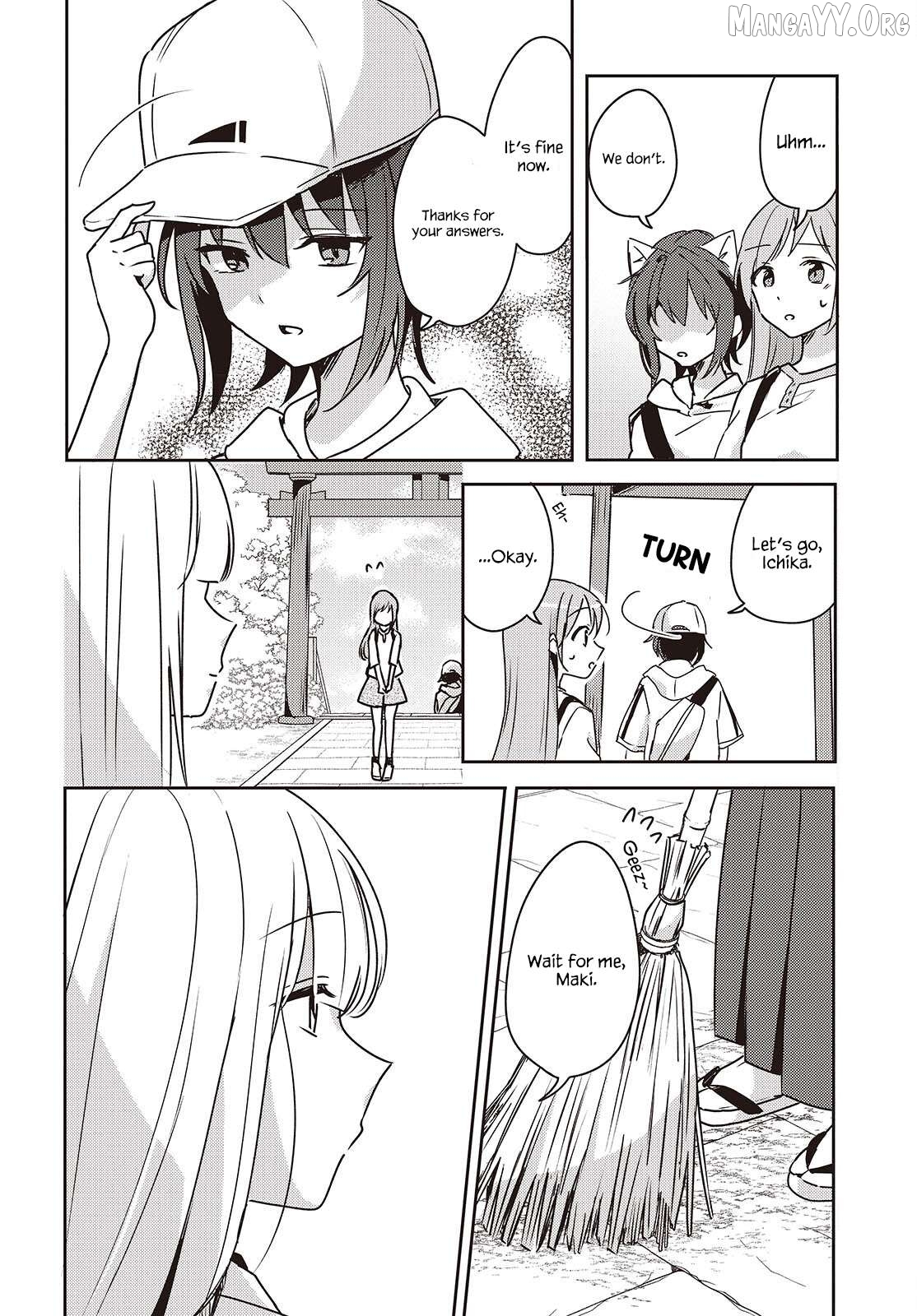 Osananajimi wa, Nyaa to Naite Skirt no Naka. Chapter 9 - page 18