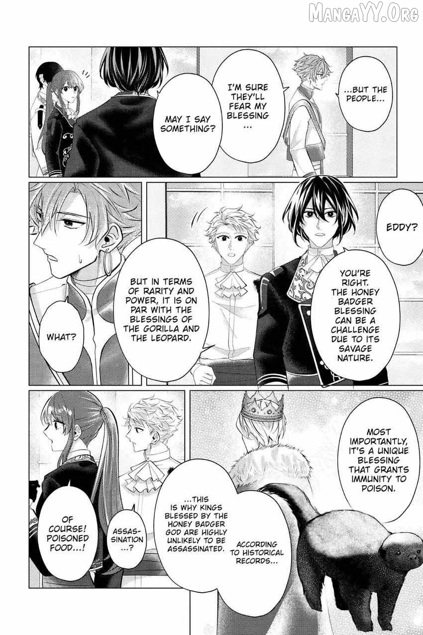 The young lady, who was blessed by the Gorilla God, is adored in the Royal Knight Order. Chapter 33 - page 23