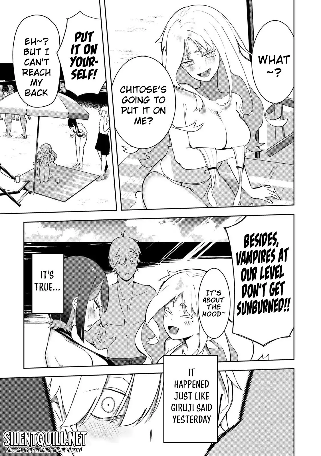 Kyuuketsuki-san wa Chitoraretai Chapter 18 - page 14