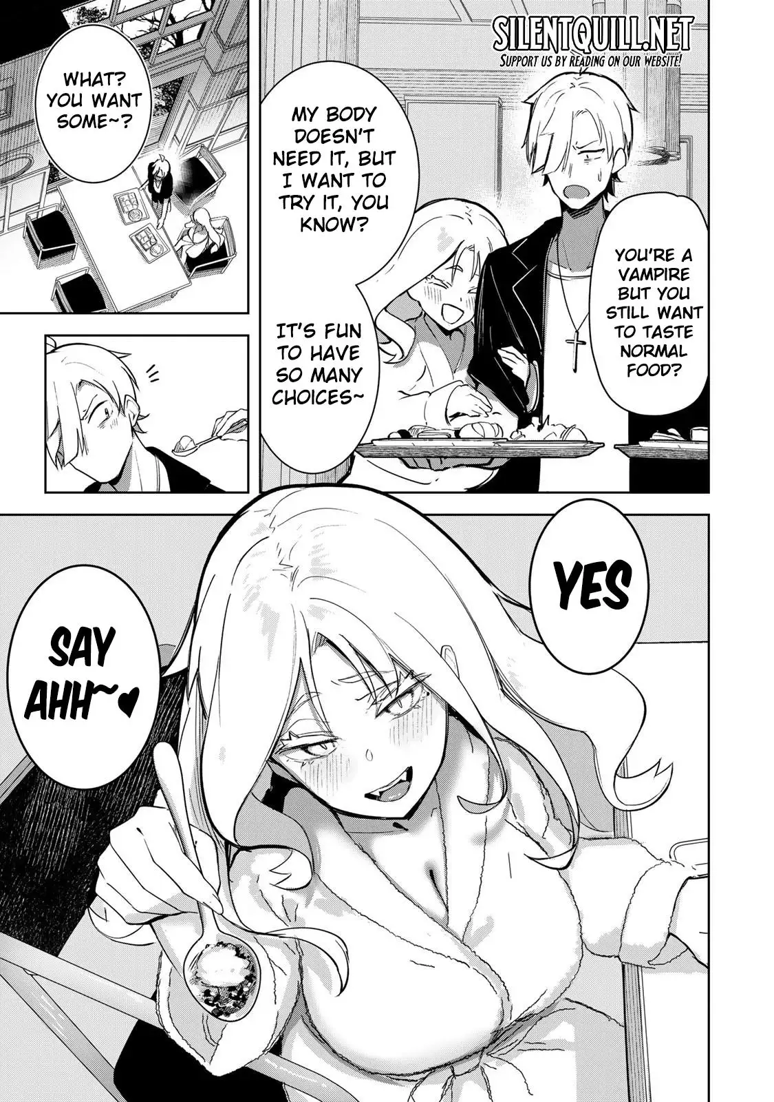 Kyuuketsuki-san wa Chitoraretai Chapter 18 - page 6