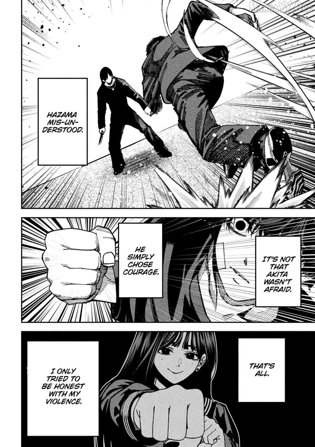 Bouryoku Banzai Chapter 38 - page 8
