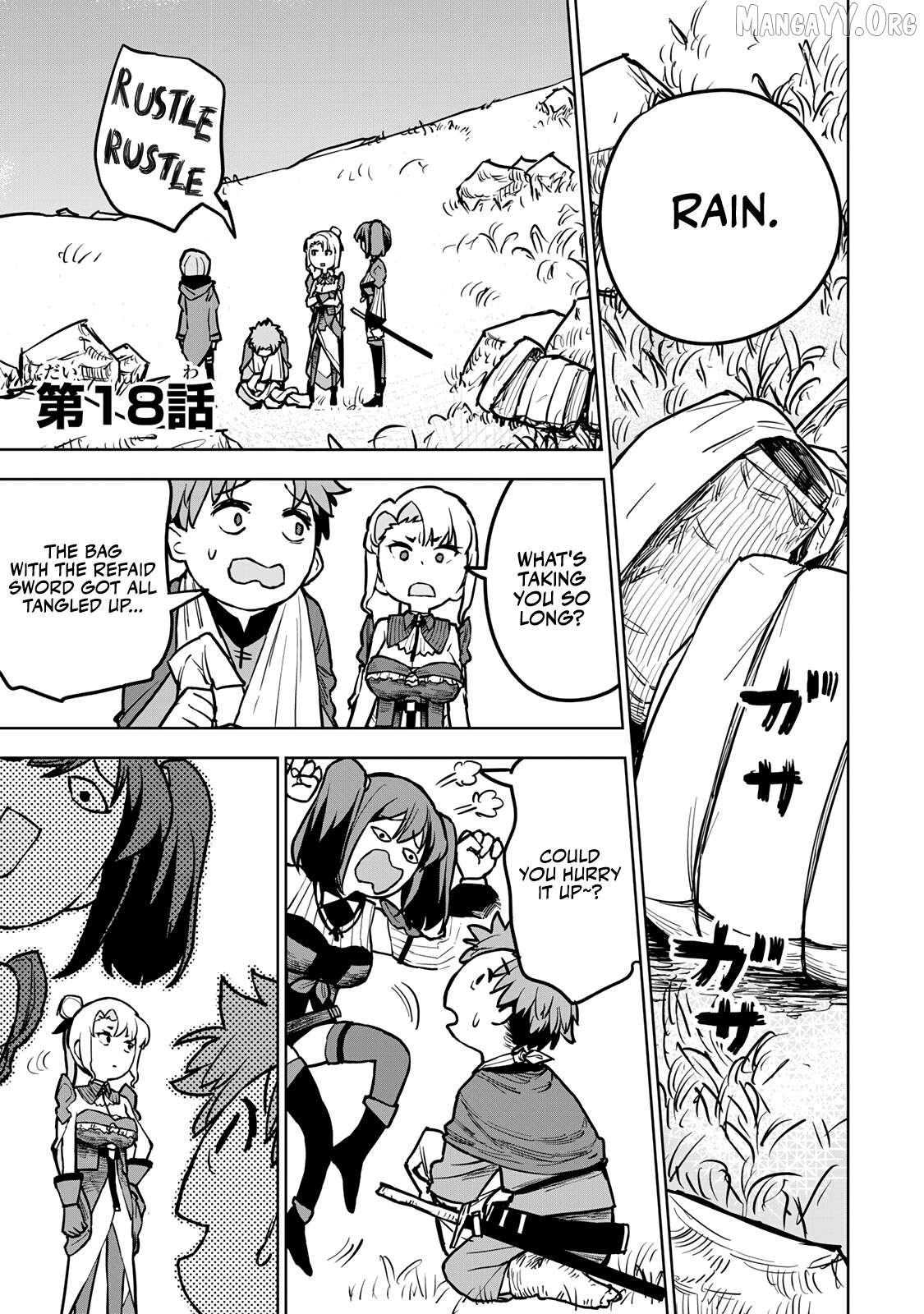 Tsuihou sareta cheat fuyo majutsushi wa ki mama na second life wo ouka suru. ~ora wa buki dake janaku, arayuru mono ni "kyouka point" wo fuyo dekiru shi, ore no ishi de itsudemo kouka wo kaijo dekiru kedo, nokotta hitotachi daijoubu?~ Chapter 18 - page 1