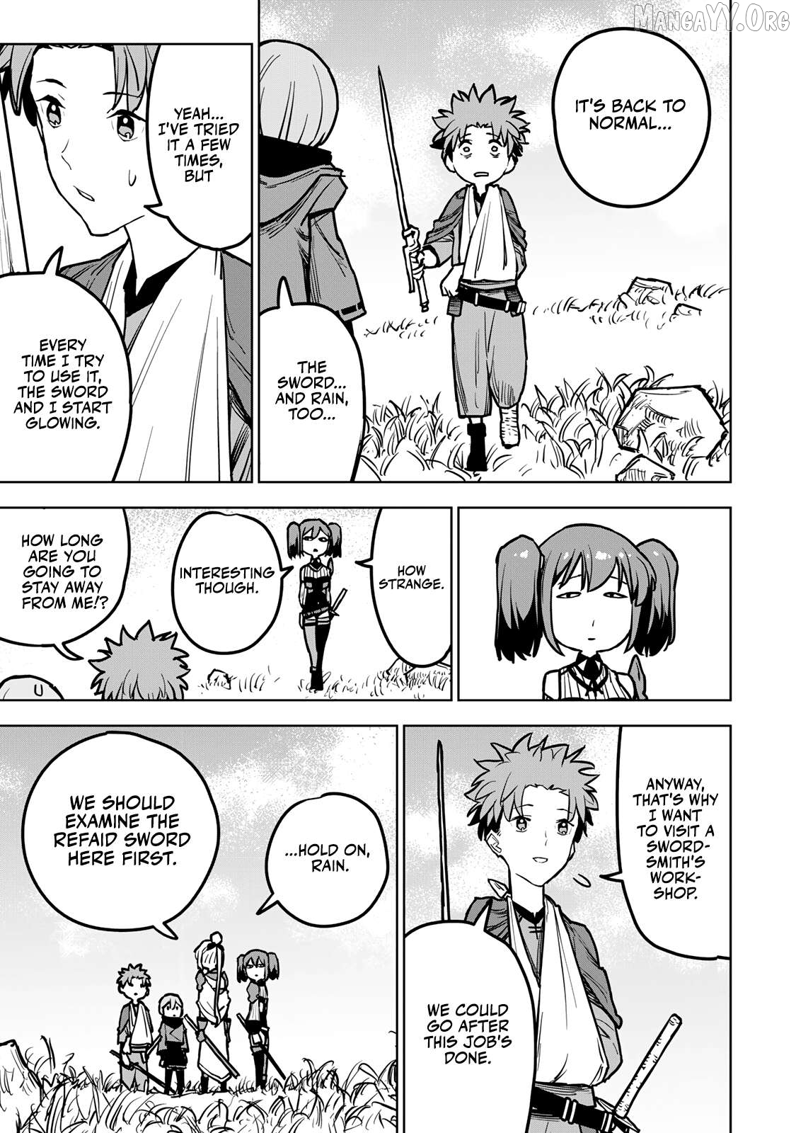 Tsuihou sareta cheat fuyo majutsushi wa ki mama na second life wo ouka suru. ~ora wa buki dake janaku, arayuru mono ni "kyouka point" wo fuyo dekiru shi, ore no ishi de itsudemo kouka wo kaijo dekiru kedo, nokotta hitotachi daijoubu?~ Chapter 18 - page 9