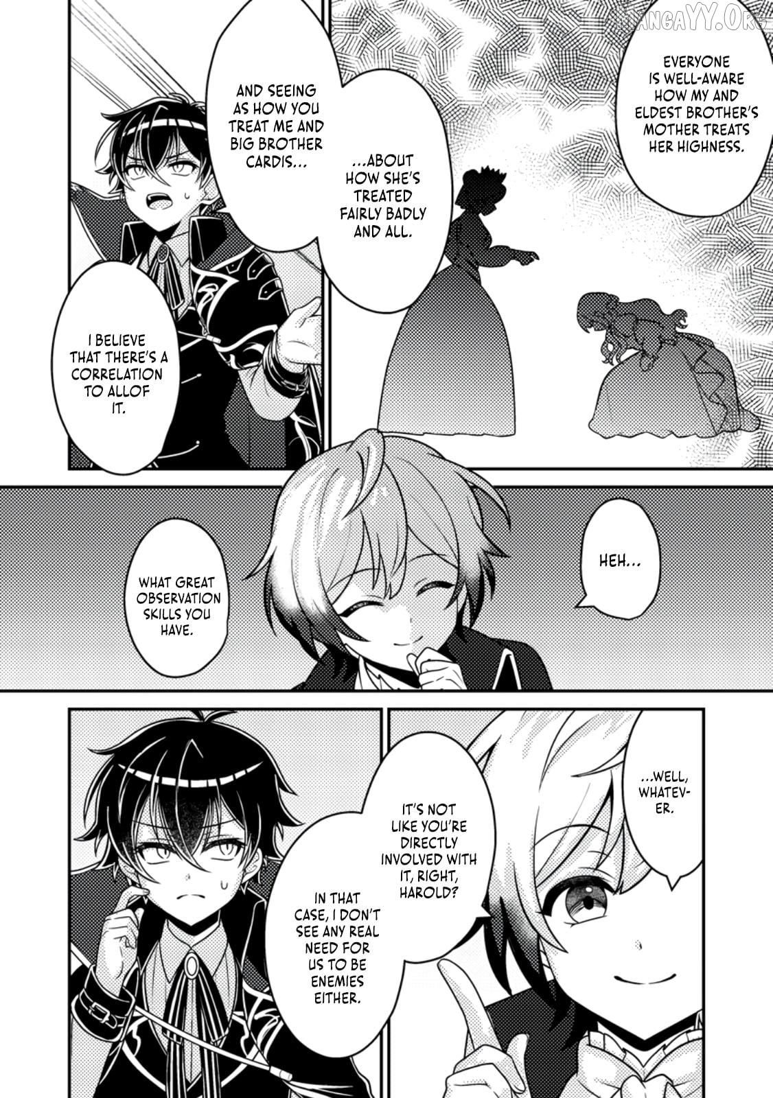 Munou no Akudou Ouji wa Ikinokoritai ~Ren'ai RPG no Akuyaku Mob ni Tensei Shita kedo, Gensaku Mushi shite Saikyou o Mezasu~ Chapter 10 - page 7