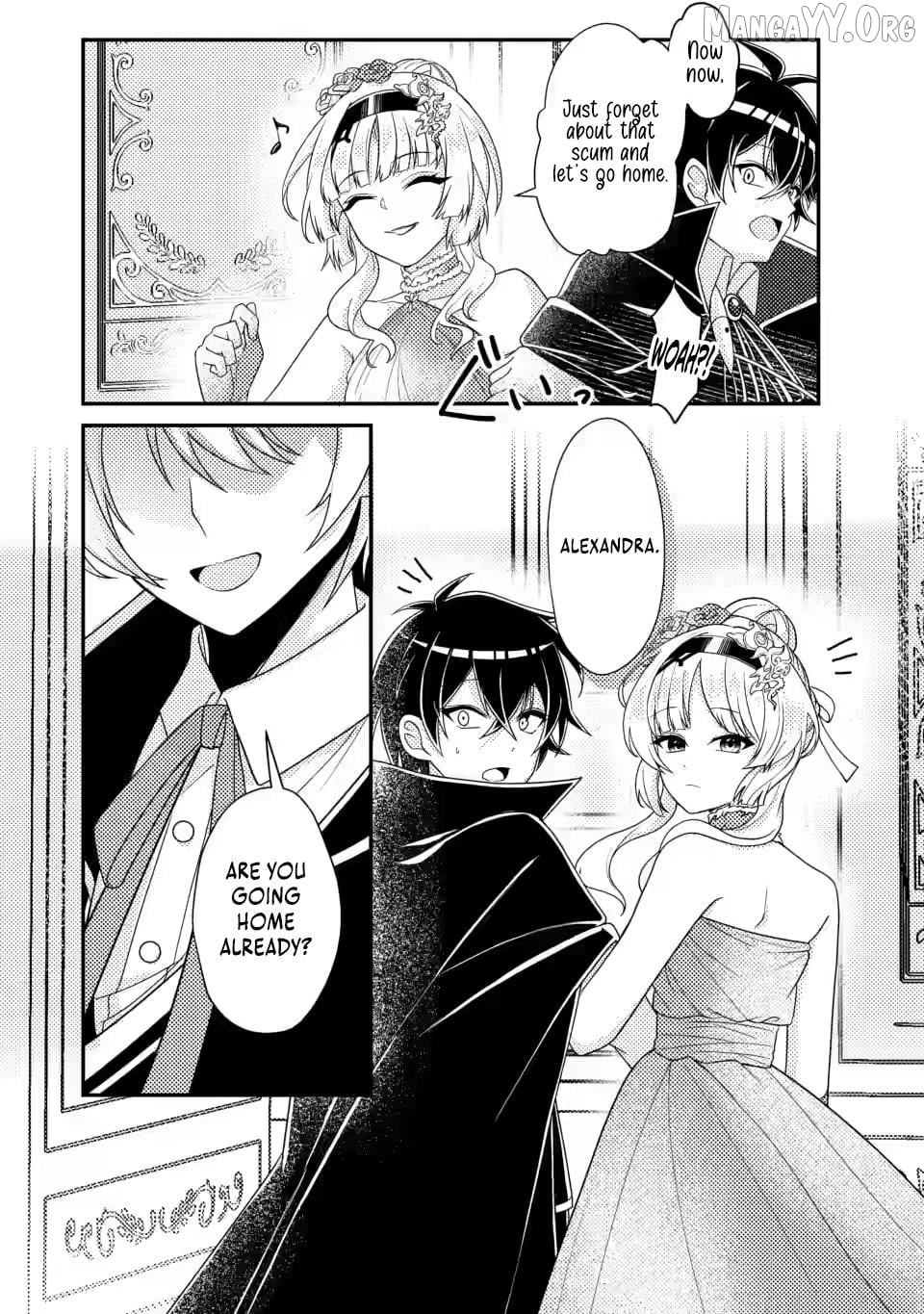Munou no Akudou Ouji wa Ikinokoritai ~Ren'ai RPG no Akuyaku Mob ni Tensei Shita kedo, Gensaku Mushi shite Saikyou o Mezasu~ Chapter 7 - page 12