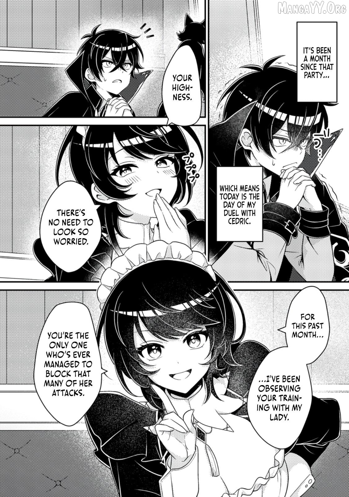 Munou no Akudou Ouji wa Ikinokoritai ~Ren'ai RPG no Akuyaku Mob ni Tensei Shita kedo, Gensaku Mushi shite Saikyou o Mezasu~ Chapter 8 - page 13