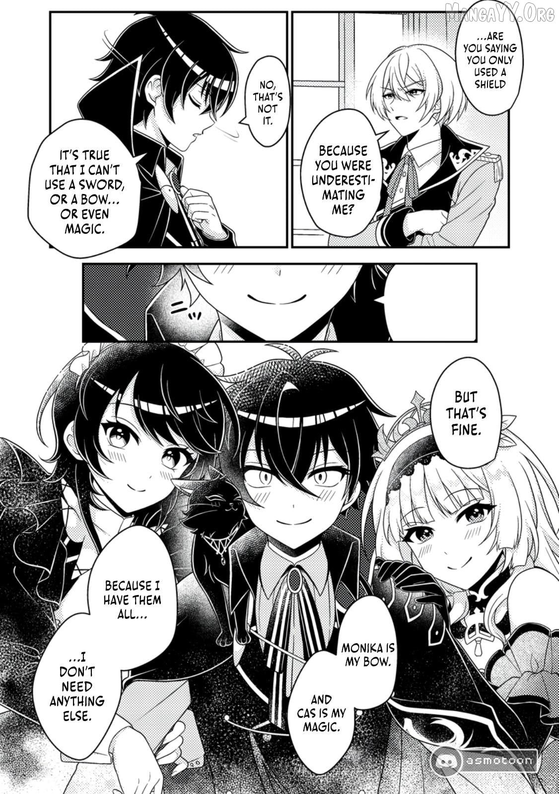 Munou no Akudou Ouji wa Ikinokoritai ~Ren'ai RPG no Akuyaku Mob ni Tensei Shita kedo, Gensaku Mushi shite Saikyou o Mezasu~ Chapter 9 - page 14