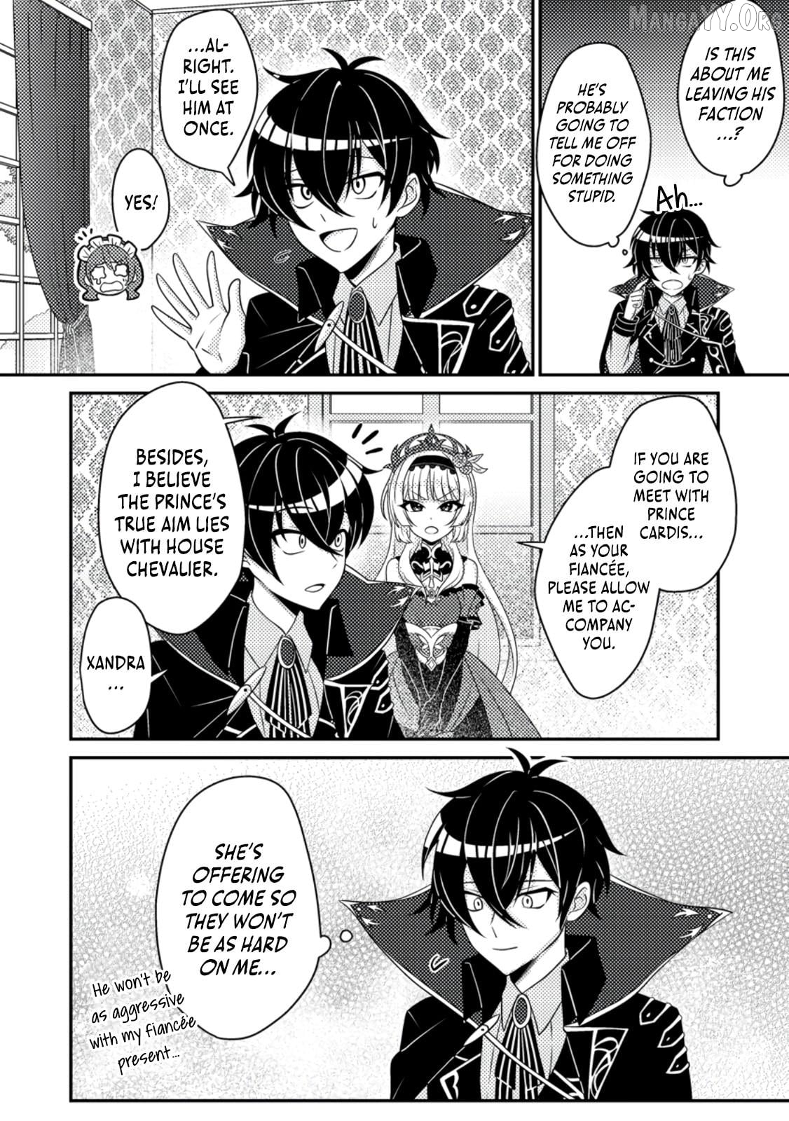 Munou no Akudou Ouji wa Ikinokoritai ~Ren'ai RPG no Akuyaku Mob ni Tensei Shita kedo, Gensaku Mushi shite Saikyou o Mezasu~ Chapter 9 - page 23