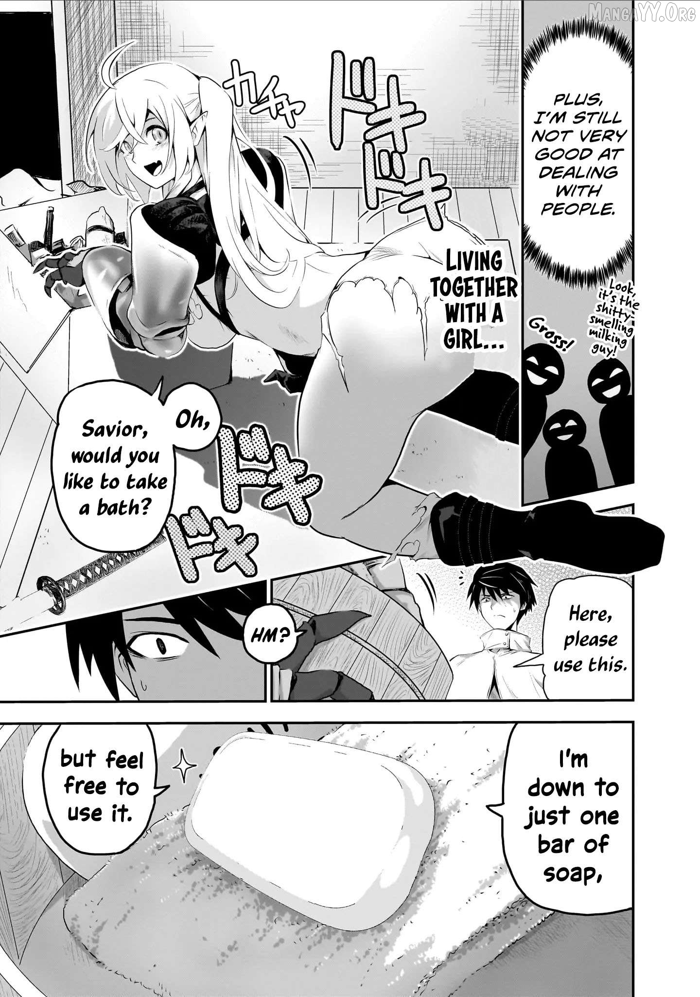 Milk-shibori Hunter no Isekai Sakunyuuki ~Nouka no Saenai Otoko ga Arayuru Shuzoku no Chiku-B o Moteasobi-toriko ni Suru~ Chapter 2 - page 6