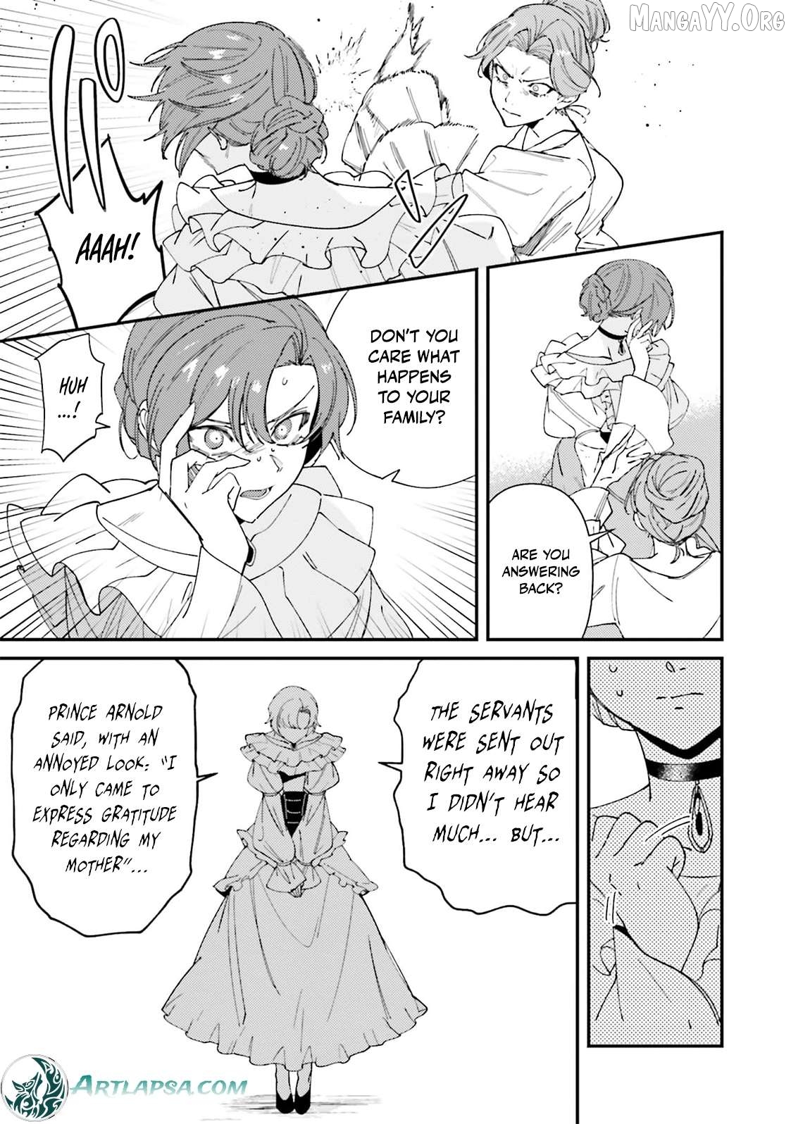 The Regressed Villainess Princess Rewrites Her Dark Past Chapter 6 - page 8