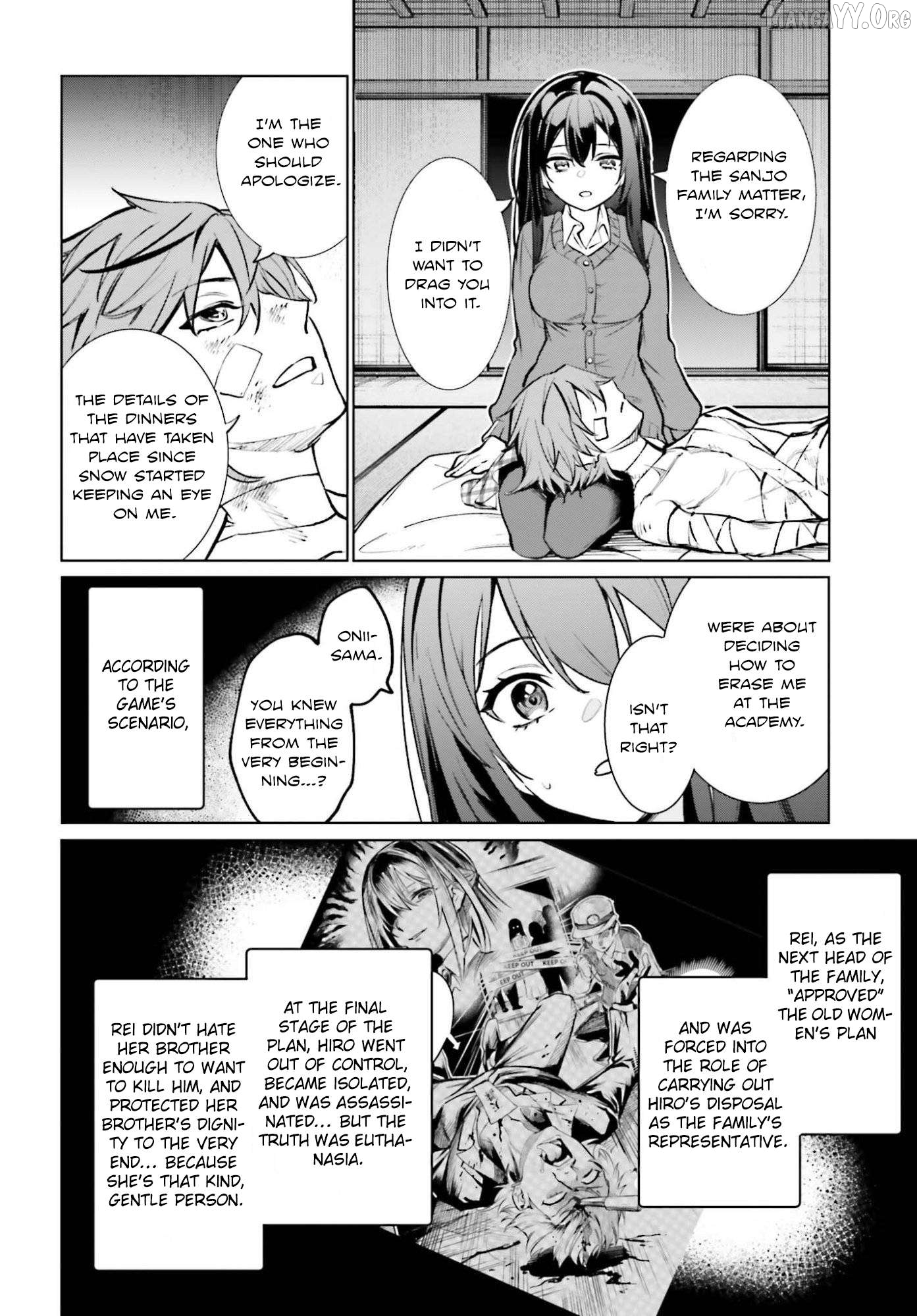 Danshi Kinsei Game Sekai de Ore ga Yarubeki Yuiitsu no Koto - Yuri no Ma ni Hasamaru Otoko to Shite Tensei shite shimaimashita Chapter 11 - page 16