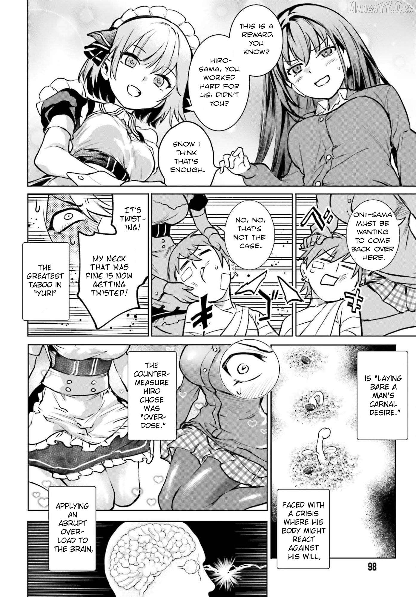 Danshi Kinsei Game Sekai de Ore ga Yarubeki Yuiitsu no Koto - Yuri no Ma ni Hasamaru Otoko to Shite Tensei shite shimaimashita Chapter 11 - page 28