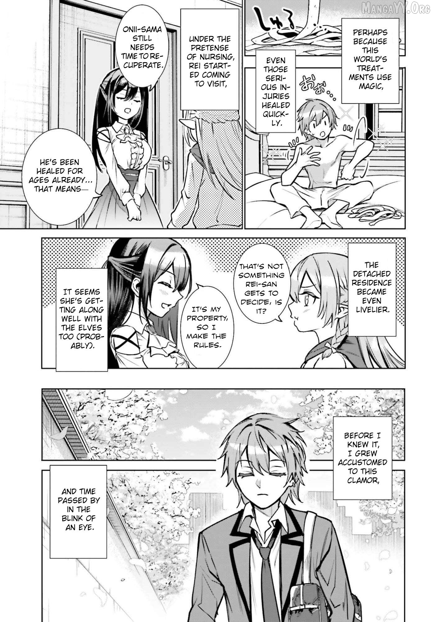 Danshi Kinsei Game Sekai de Ore ga Yarubeki Yuiitsu no Koto - Yuri no Ma ni Hasamaru Otoko to Shite Tensei shite shimaimashita Chapter 11 - page 33