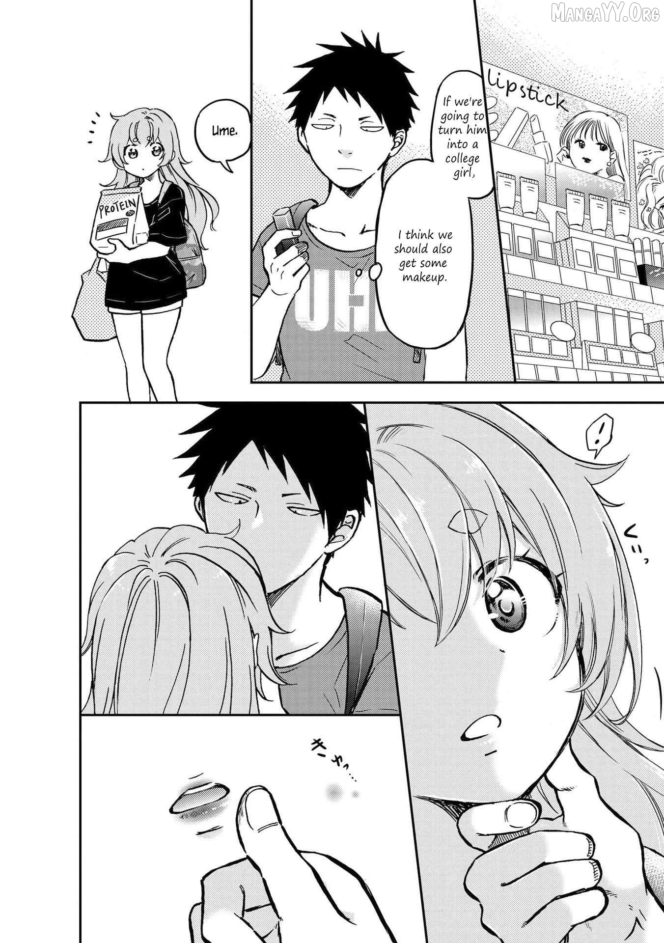 Umenosuke-kun wa Danshiryou no Onnanoko Chapter 7 - page 12