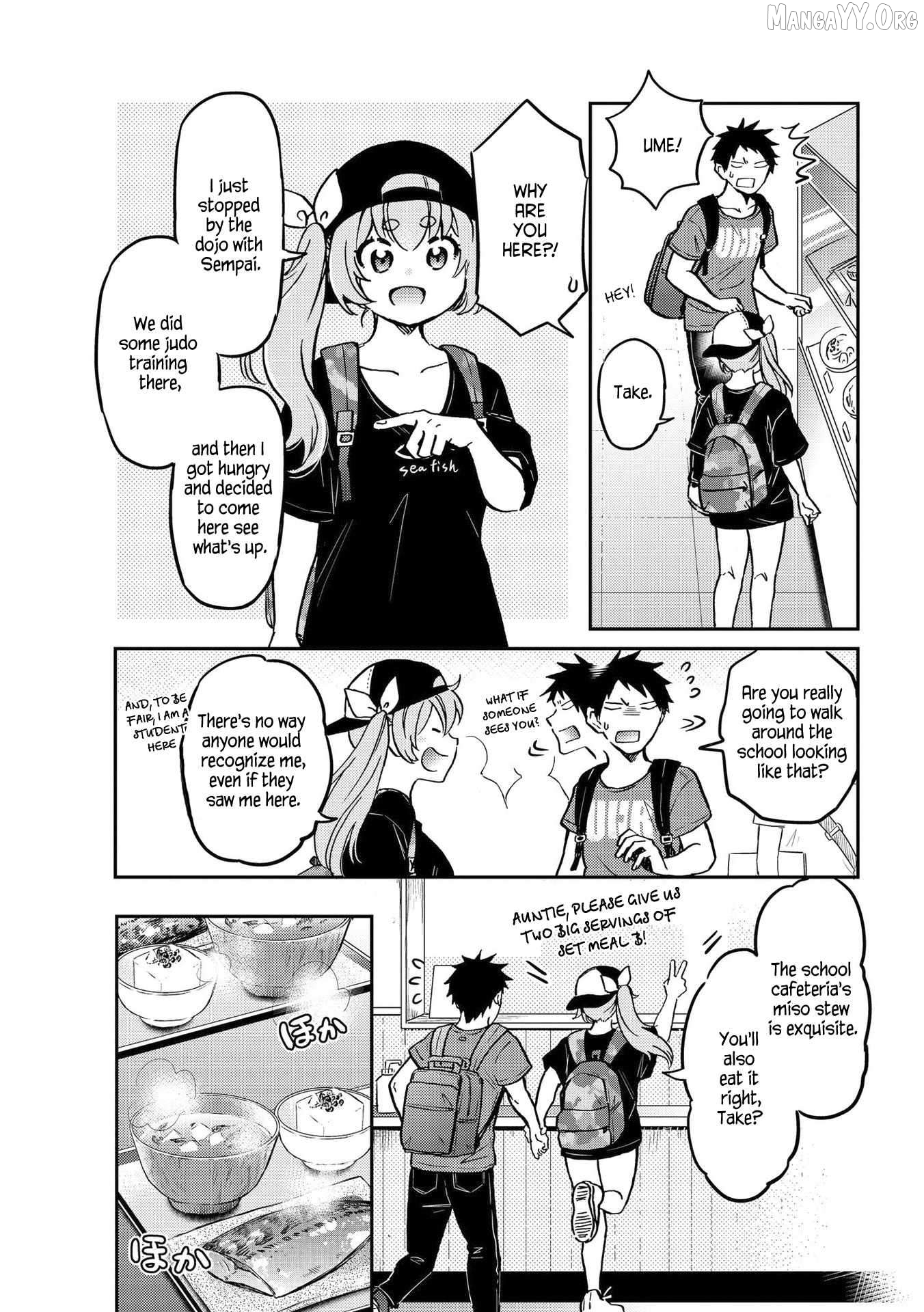Umenosuke-kun wa Danshiryou no Onnanoko Chapter 7 - page 2