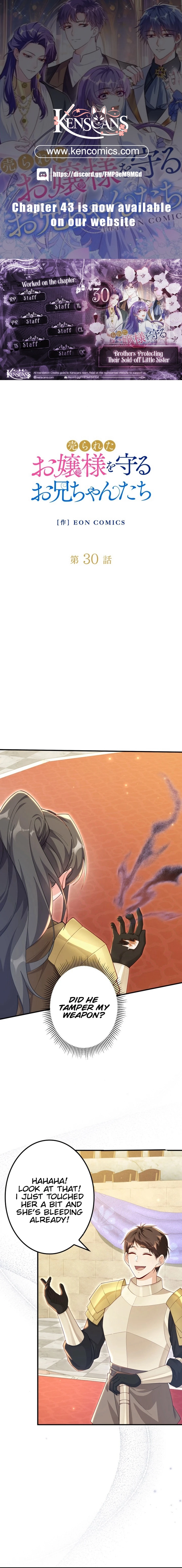 The Sold Young Lady Is Protected by Her Brothers Chapter 30 - page 1