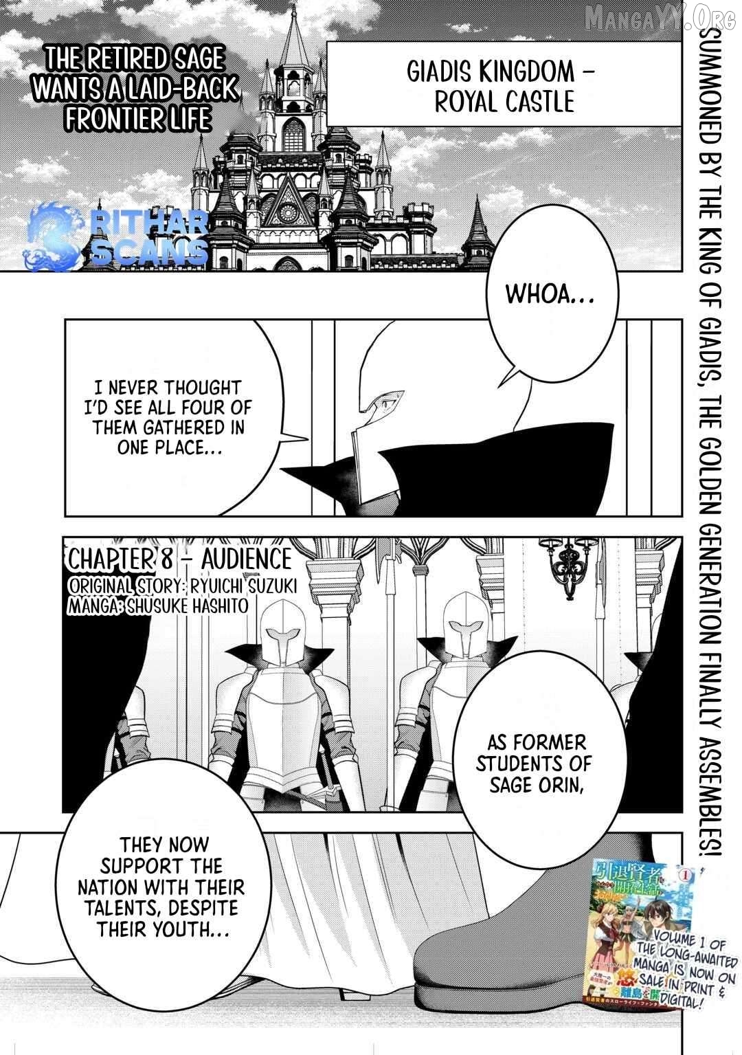 Intai Kenja wa Nonbiri Kaitaku Seikatsu wo Okuritai Chapter 8 - page 1