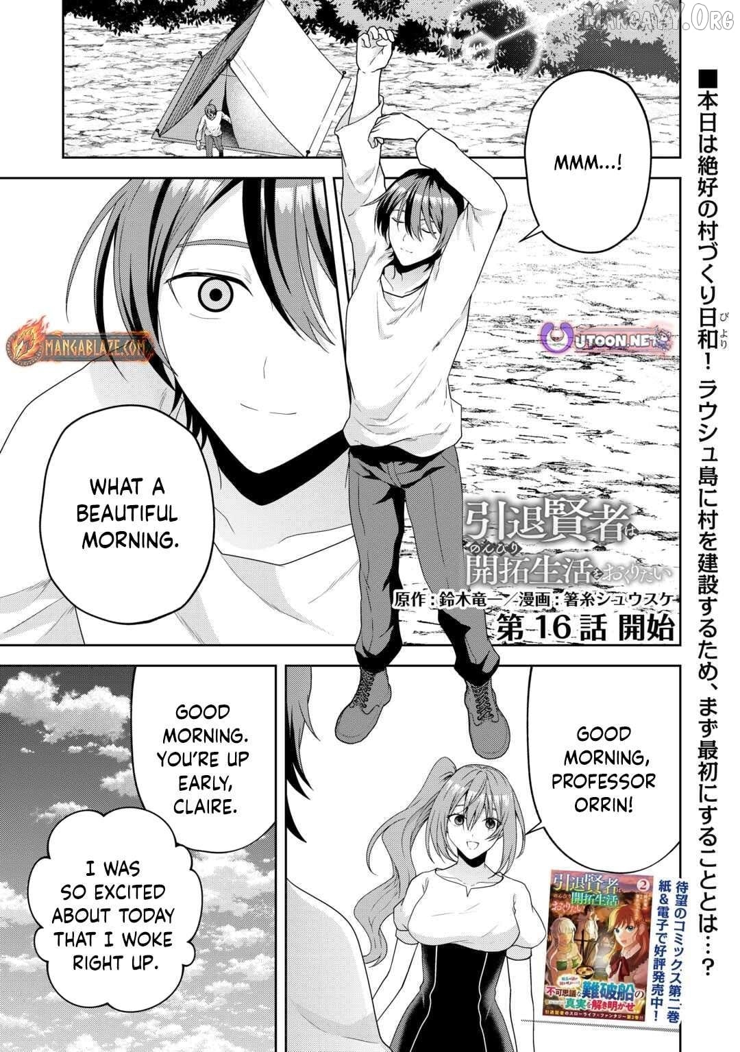 Intai Kenja wa Nonbiri Kaitaku Seikatsu wo Okuritai Chapter 16 - page 2