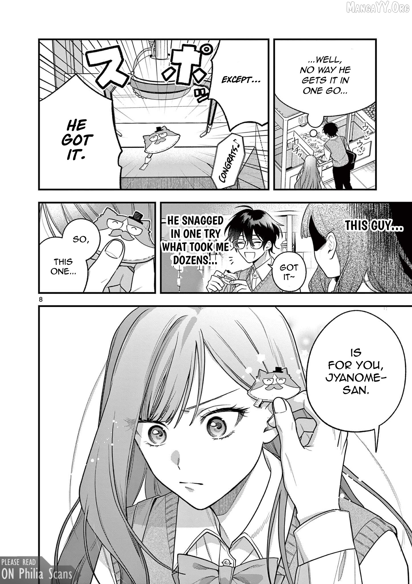 Jyanome-san Wants to Smile! Chapter 4.1 - page 8