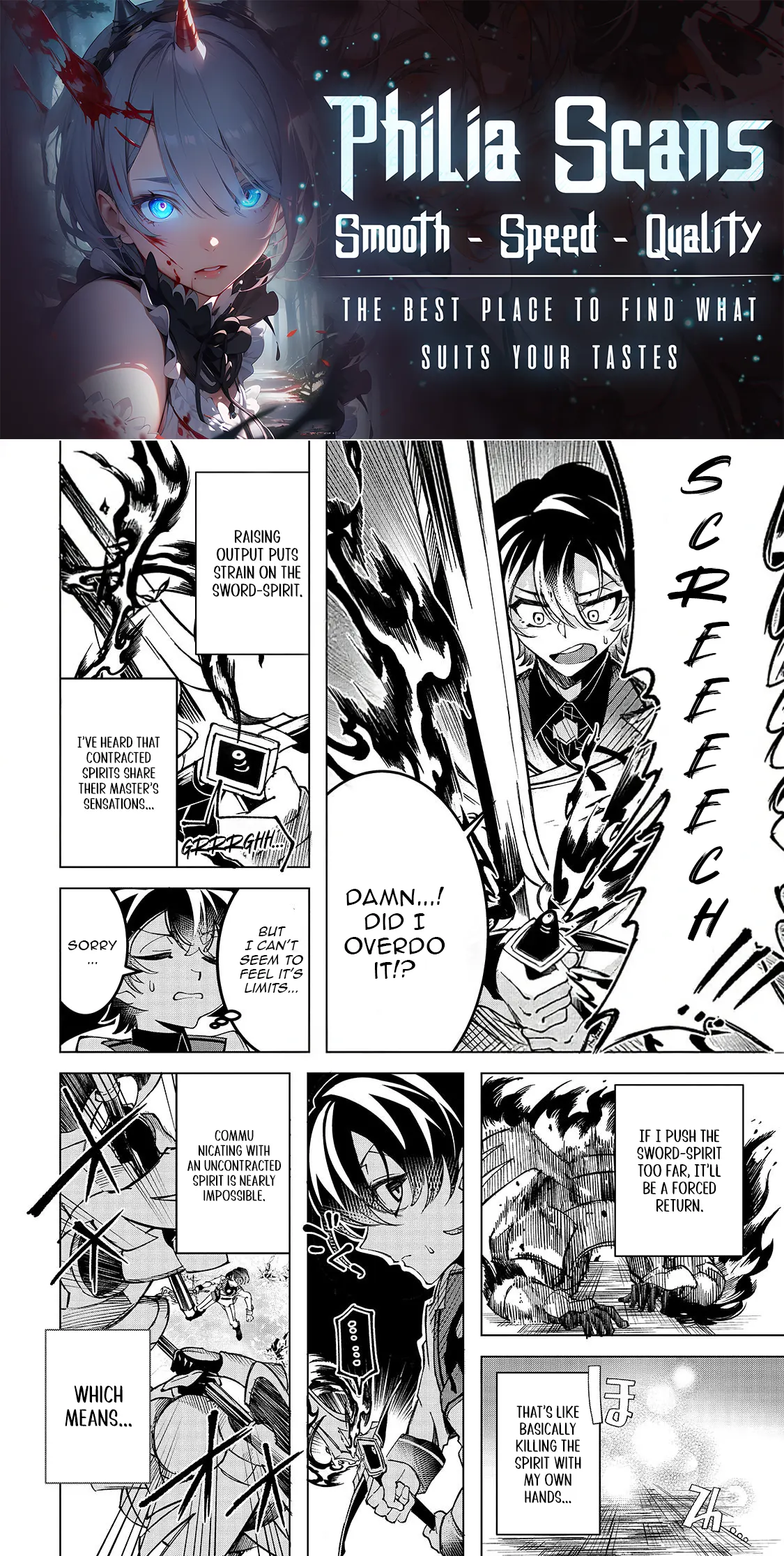 Spirit Master Who is Thought to be Hiding His True Ability is Actually Always Fighting Very Seriously Chapter 4.2 - page 1
