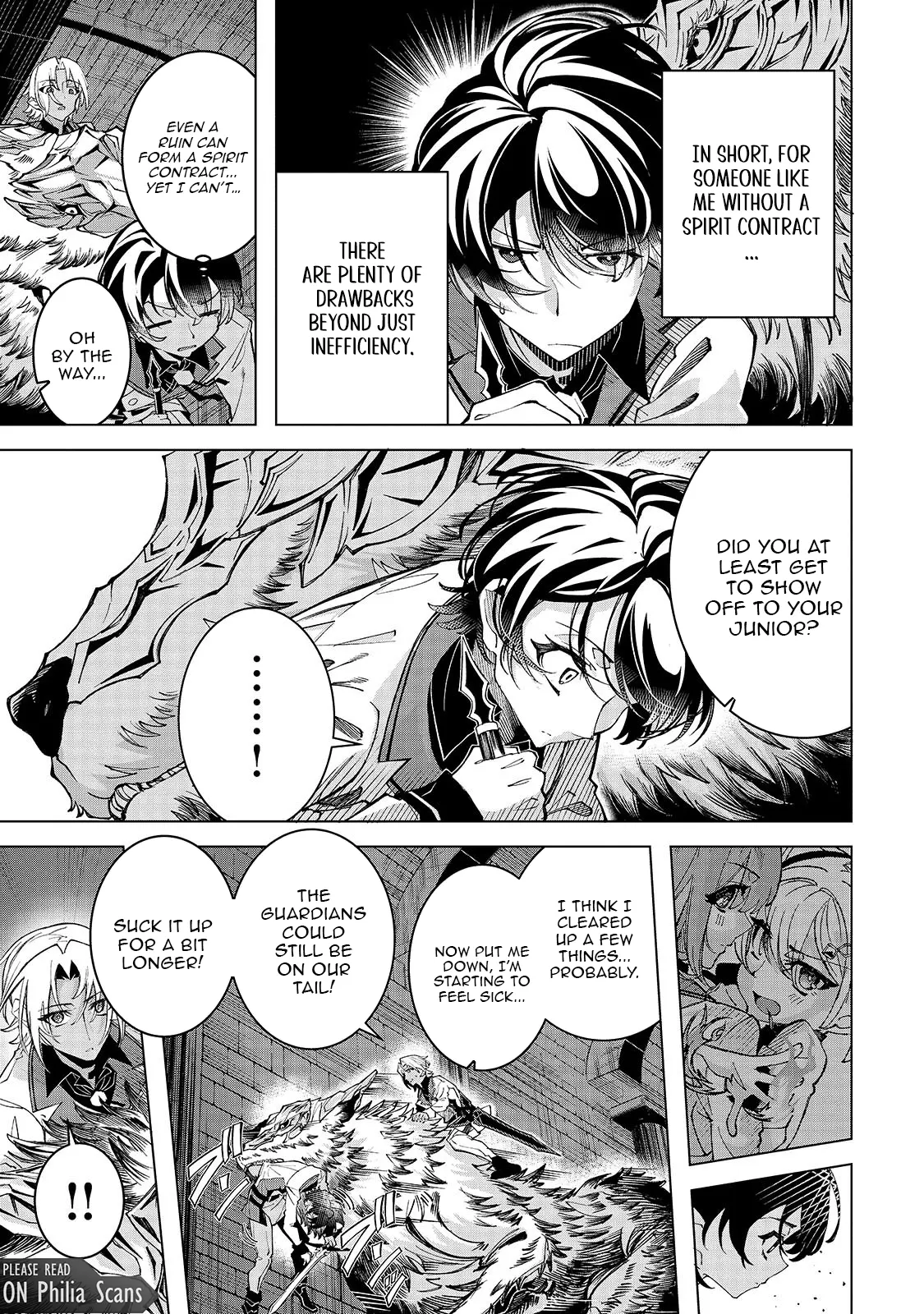 Spirit Master Who is Thought to be Hiding His True Ability is Actually Always Fighting Very Seriously Chapter 4.2 - page 9