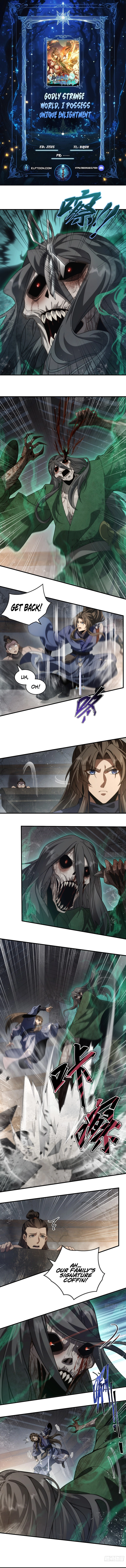 Godly Strange World, I Possess Unique Enlightment Chapter 20 - page 1