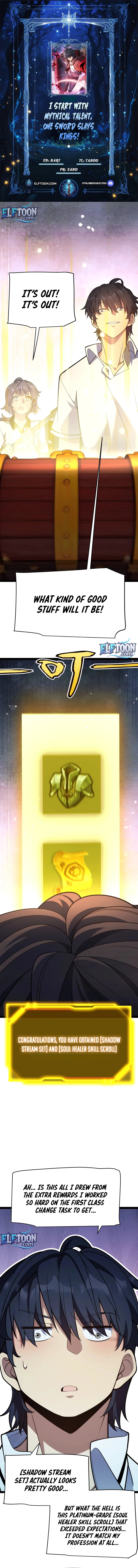 My Starting Talent is Mythical, A Single Strike Smites Deities Chapter 10 - page 1