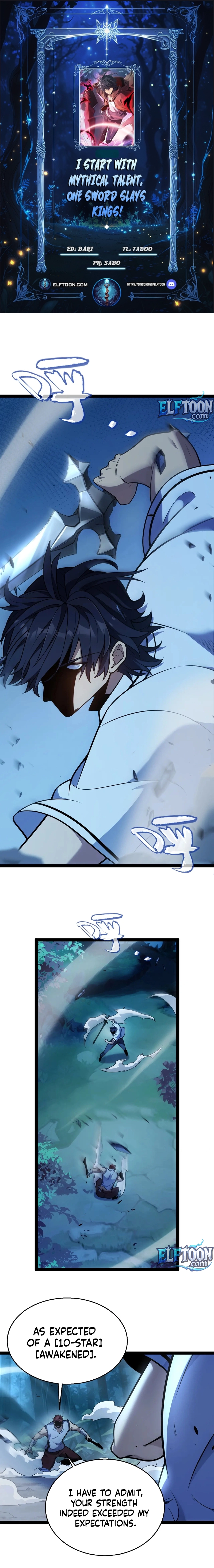 My Starting Talent is Mythical, A Single Strike Smites Deities Chapter 12 - page 1