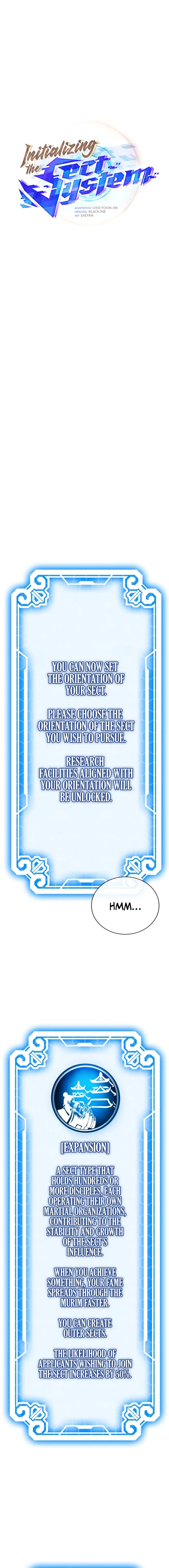 Initializing the Sect System Chapter 18 - page 14