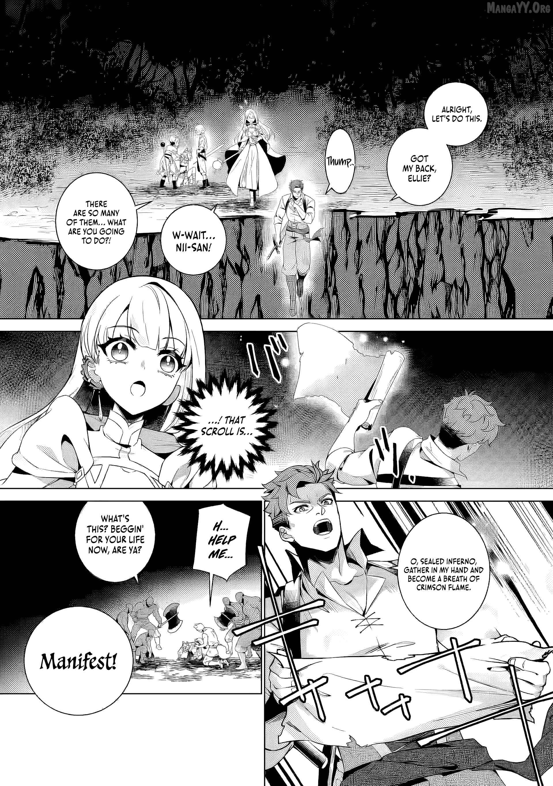 Netorare Tsuihōsareta Saikyō Kishi Danchō No Ossan, Katainaka De Eiyū Ni Matsuriagerareru Chapter 3.2 - page 2